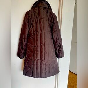 Ellen Tracy down puffer coat - Size M 
Satin and fleece lined 
Knee length